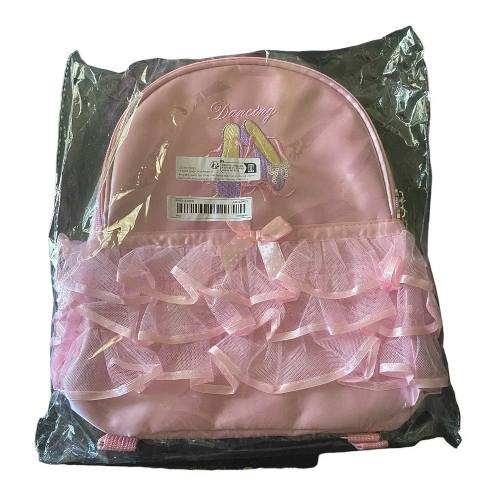 NWT-GIRLS PINK TUTU BACKPACK